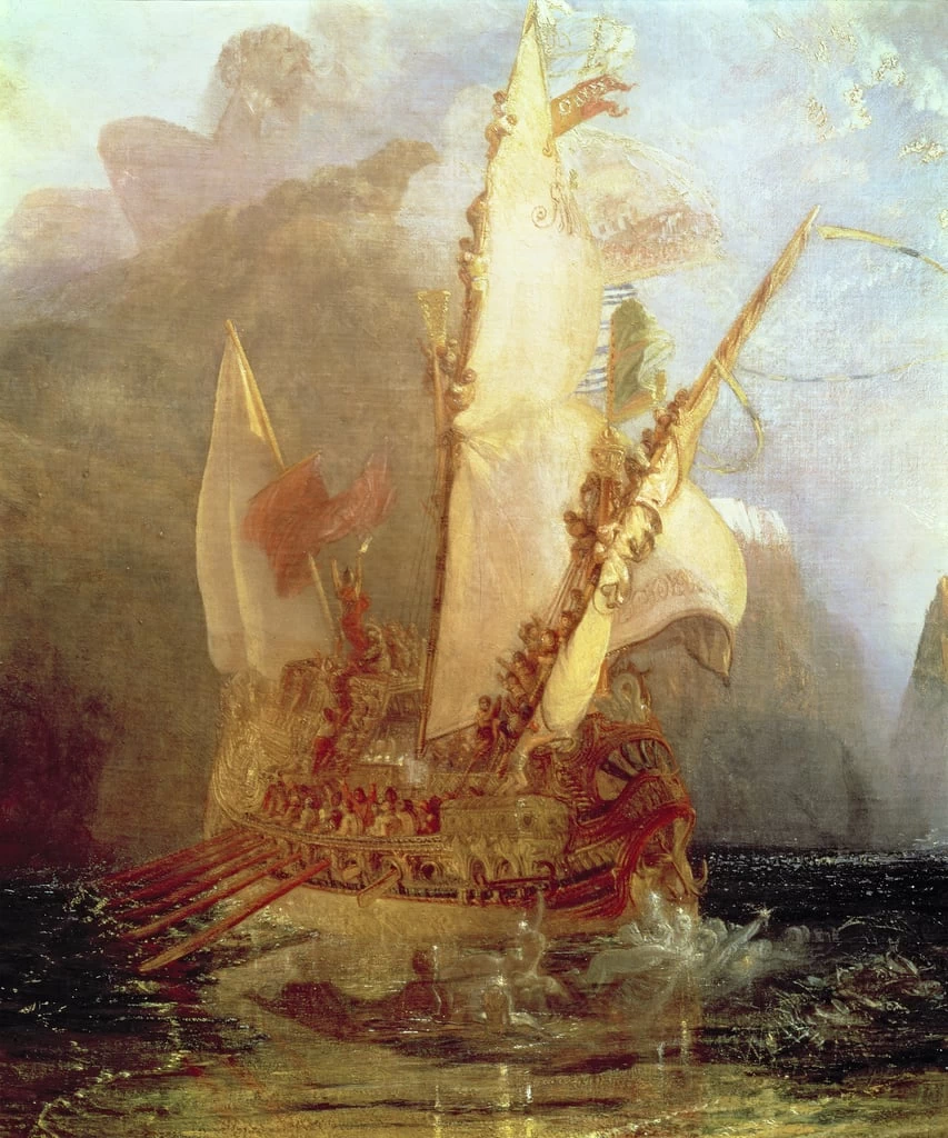 Ulisse che deride Polifemo - Odissea di Omero, 1830, Tate Britain, Londra, dettaglio